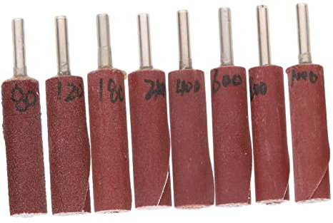 DIYEAH Tambour De Ponçage Cylindrique Kit De Pour Outils Rotatifs Roue à Lamelles Pour Meulage Et Finition