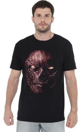 Stranger Things Vecna Oversized Face unisex T-tröja, svart, XXXL