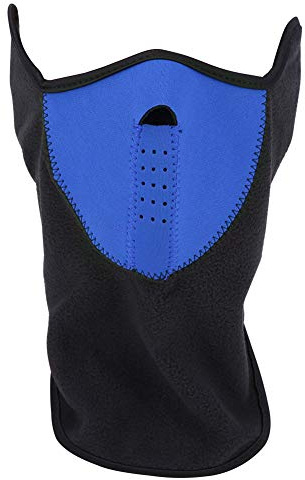 ACOGEDO DEMI-MASQUE CHAUD COUPE-VENT POUR LES SPORTS DE PLEIN AIR SKI D'HIVER SNOWBOARD CYCLISME HOMMES FEMMES (BLUE)