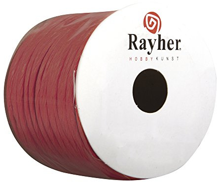 Rayher Cordoncino Di Carta Con Fil Di Ferro, 2M, Rosso, Rotolo 25M, 5116018