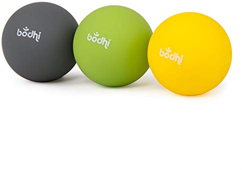 Bodhi Faszienball 3er-Set – Massagebälle zur Selbstmassage | Flexibles Faszienball-Set für Nacken, Rücken, Beine & mehr | Ø 6,5 cm | Ideal für Triggerpunkt- und Faszienmassage