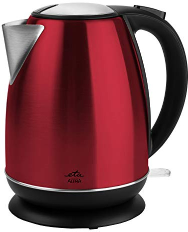 ETA Alena - Bollitore Elettrico, 2200 W, 1,7 l, Colore: Rosso