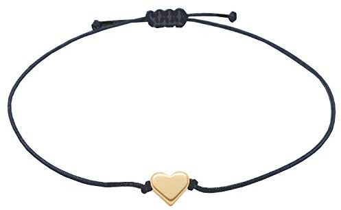 Selfmade Jewelry Armband Damen Roségold Herz Handgemachtes Armkettchen mit Herzchen Größenverstellbar Inkl. Geschenkverpackung