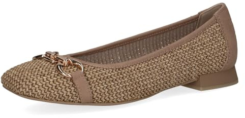 Caprice Damen Ballerinas Bast Elegant