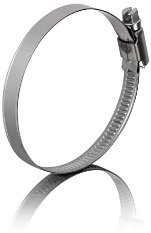 GARSIDURO® Schlauchschellen Edelstahl | 50-70mm [5 Stück] | Profi W4 Schlauchklemme | Schlauchschelle geeignet für den Wäschetrockner oder als Abluftschlauch Schellen & Pool Schlauchschellen