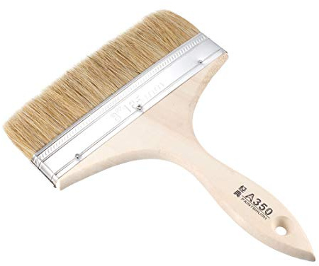 uxcell 8 Inch Chip Paint Brush Synthetic Bristle with Wood Handle for Wall Treatment