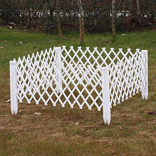 Palissade en Bois Bordure Jardin - Clôture De Jardin Rétractable Extérieure, Clôture De Cloison Enfichable, Aire De Jeux pour Plantes en Bois Blanc, pour Les Parcs/hôtels/Jardins (Size : 59 * 150cm)