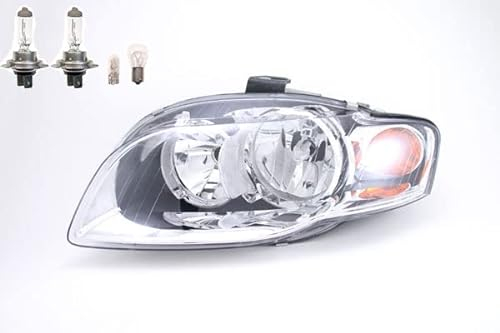 Johns, Scheinwerfer passend für Audi A4 8E 11/04-06/08 links + Leuchtmittel