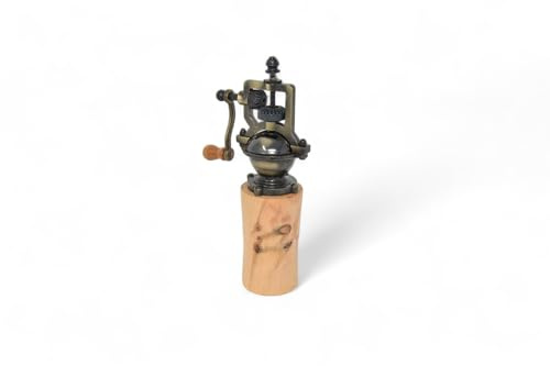 Holz Gewürzmühle mit Kurbel - Zirbe - Salzmühle - Pfeffermühle - Handarbeit - Geschenk - Küchenaccessoire - Unikat aus Österreich - einzigartig - Holzgewürzmühle - Zirbenholz