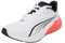 PUMA Electrify Nitro 4, Zapatillas para Correr de Carretera Hombre, White-Glowing Red Black, 45 EU