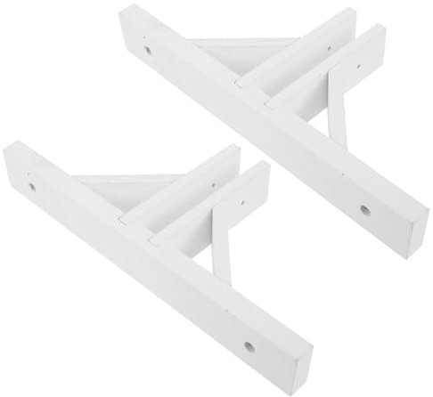 POPETPOP 2pcs Garden Fence Base Support Edging for Courtyard Polished Finish for Lawn Stabilization for Fences and Projects