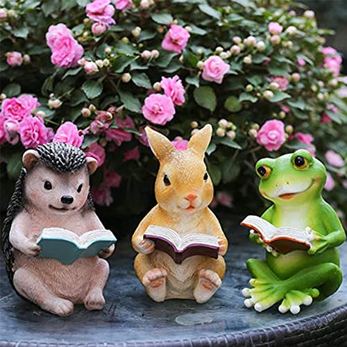 Statue abstraite sculpture figurine décoration de chambre artisanat statue décoration collection statues d'animaux for décoration de jardin, sculptures de lecture décoration d'intérieur moderne, patio