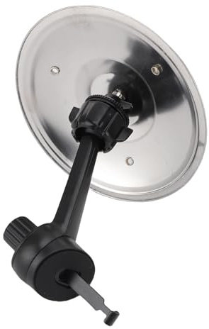 Cimbal de Choque de Automóviles, Empuñadura de Ventilación de Montura Tambal de Tambor para Automóviles para Viajes en Carretera y Entusiastas de la Batería (plata)