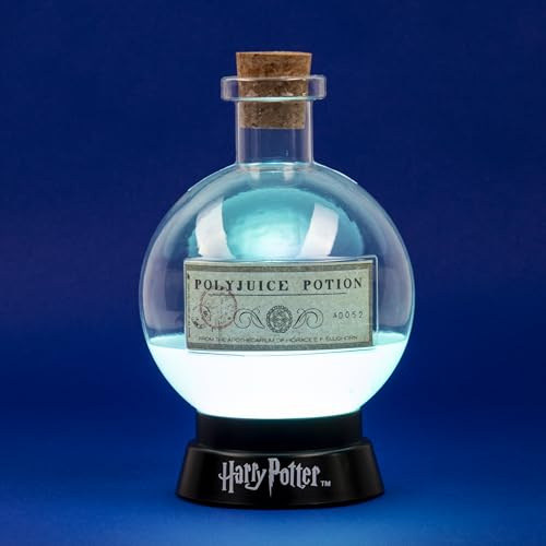 WONDEE Harry Potter Lámpara Decorativa y Luz Nocturna de Poción Mágica [7 colores] del Laboratorio de Snape, Decoración del Hogar Harry Potter Regalos y Cosas Originales, Disney Oficial (Grande)