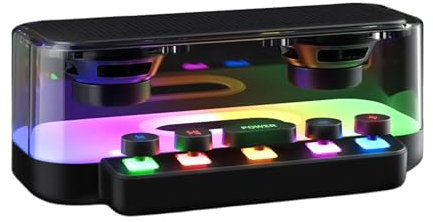 Altavoz Radio, botones mecánicos | Sonido estéreo reproductor de música punk con volumen elevado decoración de hogar para cumpleaños y viajes al aire libre