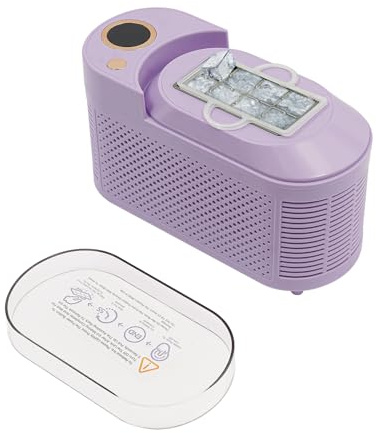 Mini machine à glaçons électrique - 8 cubes - 10 à 15 minutes - Pour la maison, la cuisine, le camping, les fêtes et les voyages