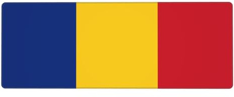 Flag of Romania Keyboard pad, Non-Slip, Suitable for Office and Home, 80 x 30 cm.