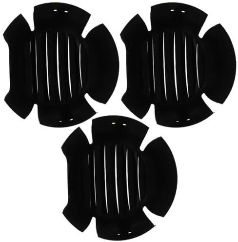 CALLARON 3pcs Black Safety Bump Cap Insert Liners for Industrial Hard Hats and Baseball Work Caps, Universal Helmet Inner Padding for Head Protection in Construction and Manufacturing
