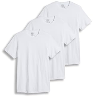 Jockey Men's Undershirt Classic Crew Neck Undershirt - 3 Pack, White, XL