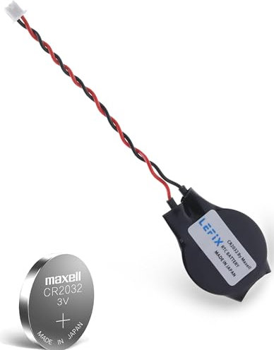 Batterie BIOS CMOS pour Dell Latitude D620 D630 D810 D830 E6430 E6530 E6530 N4050 E7270 avec câble 2 broches