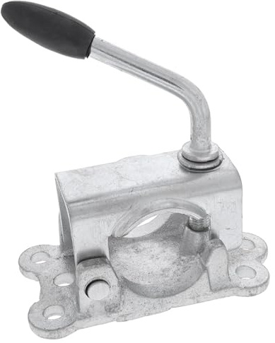 The Drive Anhänger Klemmhalter für Ø48mm Stützräder/Abstellstützen mit Gusseisen-Grundplatte