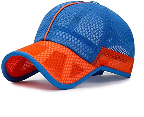 Baby Baseballmütze Jungen Mädchen Atmungsaktiv Baseballkappe Mesh Kappe Snapback Cap Anti-UV Schirmmütze Einstellbar Sonnenhut Sommer Baseballcap Sommerhut für Kinder Outdoor Sport Hutumfang 48-52cm