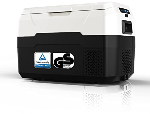 RGBer® AXR-Serie, 30 Liter Auto Kühlbox mit Kompressor, Kühlbox Kompressor, Kompressor Kühlbox, Camping Kühlschrank, Kühlbox fürs Auto, Kühlbox 12v 230v, Auto Kühlbox mit Stromanschluss