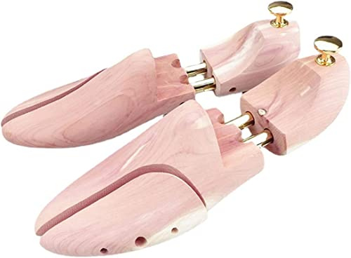 Hormas para zapatos para hombres, el mejor estirador de zapatos de árbol de bota de punta dividida ajustable, moldeador de zapatos de madera de eje de zapato para hombres y mujeres (1 par) (Color