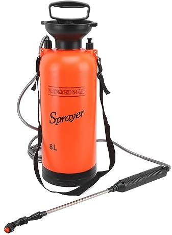 Fockety Pulverizador de jardín a batería, Botella pulverizadora eléctrica Ligera multifunción de 3L, 5L, 8L, pulverizador de Agua eléctrico portátil con batería de 2400mAh, para Plantas