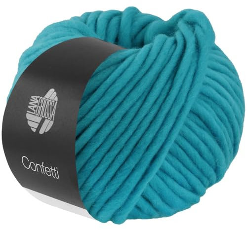 LANA GROSSA Confetti | Fingerdickes Merino-Dochtgarn mit Sprenkeldruck | Handstrickgarn aus 100% Schurwolle (Merino) | 100g Wolle zum Stricken & Häkeln | 50m Garn FB 106