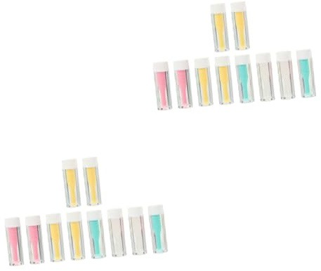FRCOLOR 2 Sätze Kontaktlinsen-saugstab Eye Make up Remover Elektronik Doppelseitiges Brillenetui Kontaktlinsenapplikatoren Linsenentferner Kontaktlinsen-saugstäbchen Kieselgel 10 Stück * 2