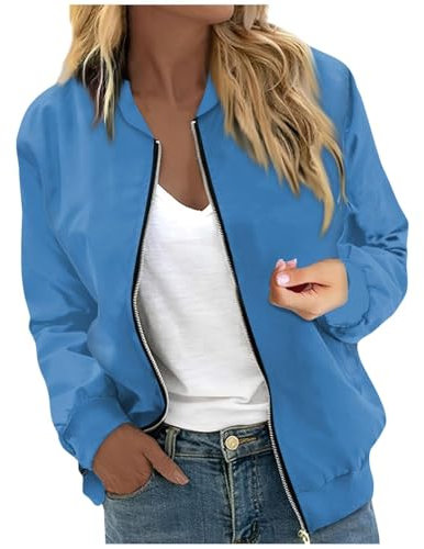 Giubbotto Donna Primaverile- Top da Baseball Giacca Giacca Corta con Motivo Floreale Leggera Cappotto Casual Estiva a Maniche Lunghe College Blouson Giacca per Il Tempo Libero Giacche