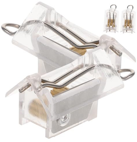 MUCKLILY 4 Herrajes para Persianas Venecianas Cerradura De Cordón Accesorios para Cortinas Estables Y Compactos para Mecanismo De Bloqueo De Cuerda En Ventanas