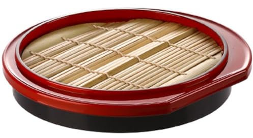 Fituenly Plato De Fideos Fríos Estilo Japonés, Plato De Sushi, Soba Udon con Estera De Bambú, Platillo con Sabor, Taza, Vajilla Coreana.