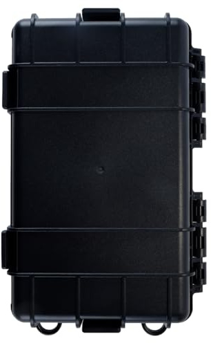 Hoite Large Black Magnetic Stash Safe Box – Durable Hidden Storage for Car Underbody (Keys, Valuables, Cash)