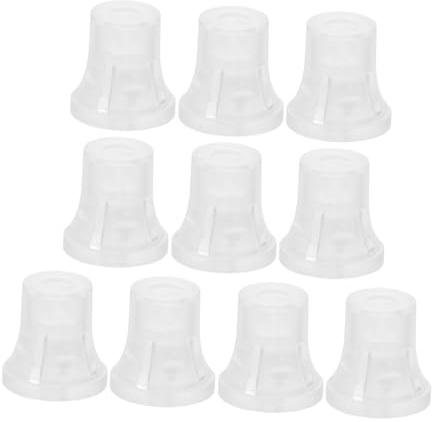 SMASOLO 10 Tornillos de Plástico Transparente para Fijación, Separadores de Tornillos Versátiles Fácil Instalación y Todos los Componentes Necesarios para Tableros y Exhibidores