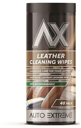 PNJB Leather Cleaning Wipes, Cleans, Conditions & Restores Shine, Quick Cleaning & Long-Lasting Protection, Luxurious Leather Care for Car Seats, Interiors, Sofas & More, (1PCS)
