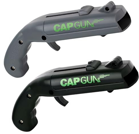WUMZIRA 2 Stück Flaschenöffner Pistole - Lustiger Kronkorken Shooter & Bieröffner Set Coole Gadgets & Partyzubehör, Ideale Geschenke für Männer zum Geburtstag