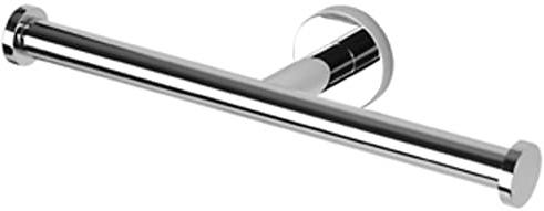Geesa Nemox Toilettenpapierhalter doppelt, Toilettenrollenhalter für 2 Rollen Toilettenpapier, Edelstahl, Farbe: Chrom, 258 x 48 x 86 mm
