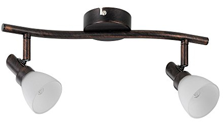 Paulmann 601.75 techo arco, Metal, G9, color marrón