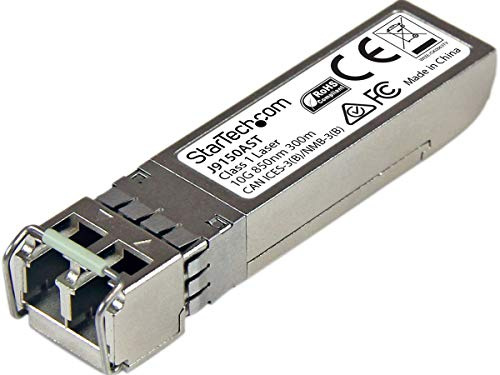 StarTech.com 10 Gigabit LWL SFP+ Transceiver Modul, HP J9150A kompatibel, MM LC mit DDM, 300m, 10GBase-SR