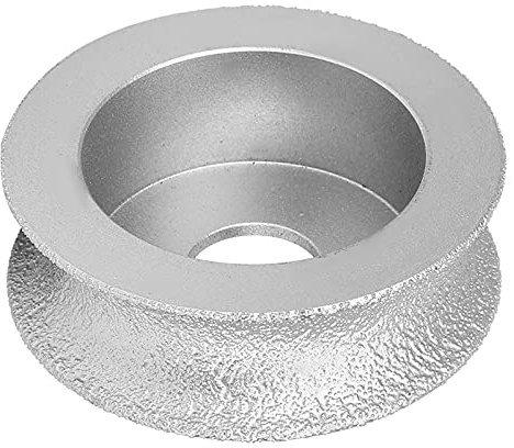 Disco di macinazione 7,3 cm Diamante brasato mola concava mola abrasiva per pietra marmo granito(3,5 cm)