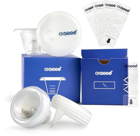ExSeed Health - Spermatest Nachfüll-Set - 5 Tests - Kompatibel mit allen ExSeed Heimtestsets - Fruchtbarkeitskit für die Spermiengesundheit von Männern - mit Entnahmebechern und Probengläsern