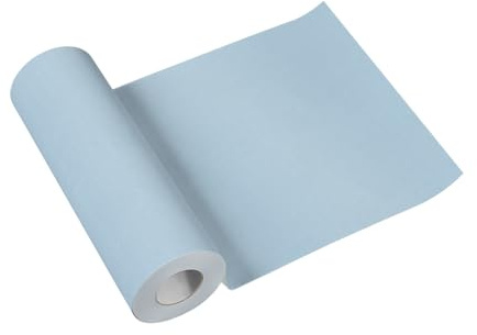 PAW - Tischläufer aus Airlaid (40 cm x 24 m) I Tischdeko für Kommunion, Konfirmation, Hochzeit, Geburtstag, Gartenparty, Taufe I Tischband - Einfarbig, Blau I Farbe: Monocolor (Light Blue)