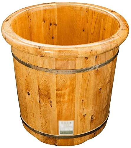 Foot Tub Wooden Foot Basin Household Gift Foot Soaker Tub,Wooden Foot Soak Sauna Foot Tub, Massage, Spa, Sauna, SoakHandmade Wooden Footbath Tubs,Foot Bath Wooden Bucket Foot Spa,Sauna Accessories Hou
