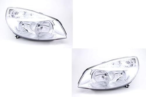 Johns, Scheinwerfer Halogen passend für Renault Scenic II 03-06 H7 H1 Satz Links Rechts