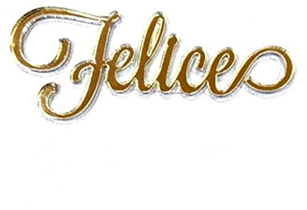 Bigiemme Plaque in plexiglass oro specchiato personalizzata per porta cameretta, mensola, decorazione tavolo torta, spessore 3 cm, lunghezza variabile