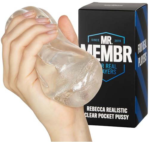 MR.MEMBR Pocket Pussy Transparent Realistischer Masturbator