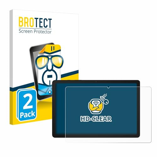 brotect Protection Film compatible with Samsung Galaxy Tab A9 Plus WiFi | 2 Pack Clear Screen Protection Made in Germany High Clarity Anti-Scratch Anti-Fingerprints Case-Friendly Bubble-Free