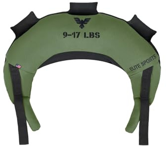 Elite Sports Bulgarische Segeltuchtasche für Crossfit, Fitness Canvas MMA Gym Cross Training Sandsack